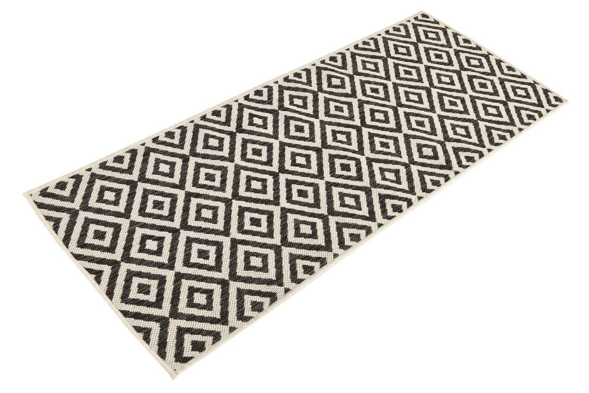 Läufer Outdoor Teppich Tulum Outdoor in Anthrazit von Hadorn™ - Lifestyle Image