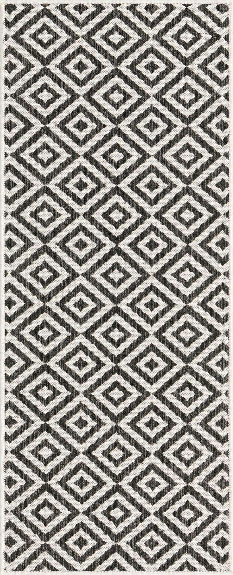 Läufer Outdoor Teppich Tulum Outdoor in Anthrazit von Hadorn™ - Lifestyle Image