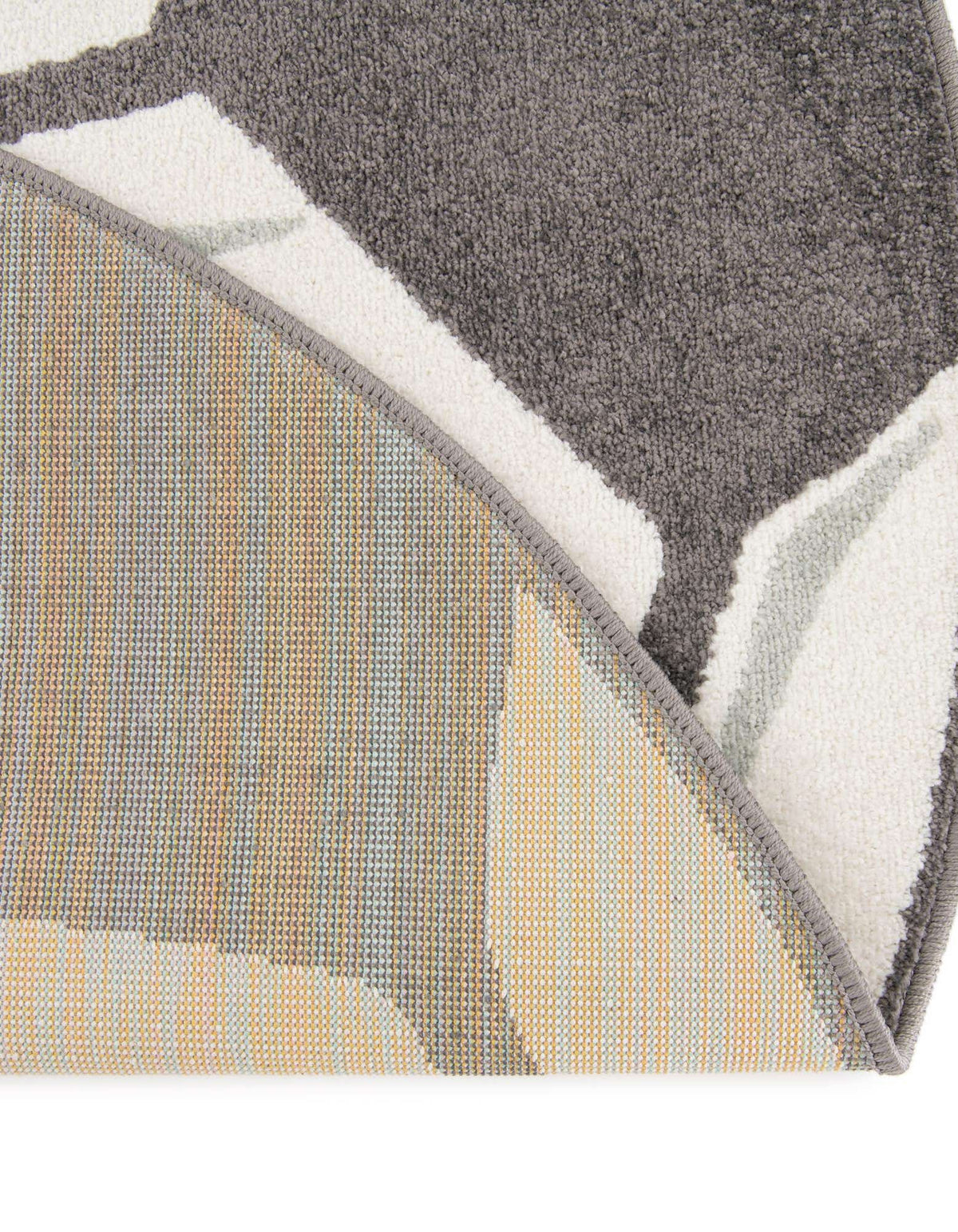 Rund Teppich Whimsy Kids in Schwarz und Weiss von Hadorn™ - Lifestyle Image