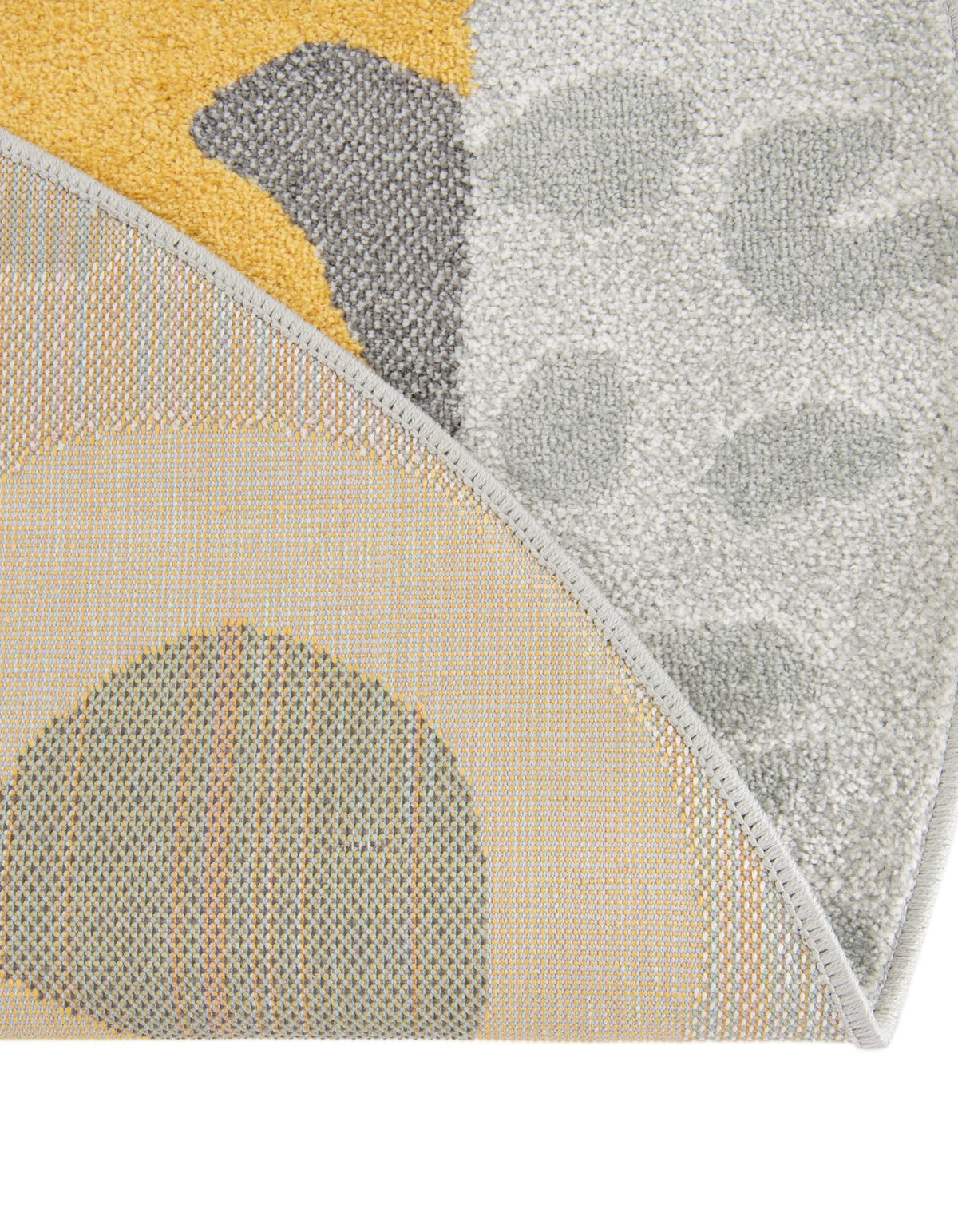 Rund Teppich Whimsy Kids in Grau von Hadorn™ - Lifestyle Image