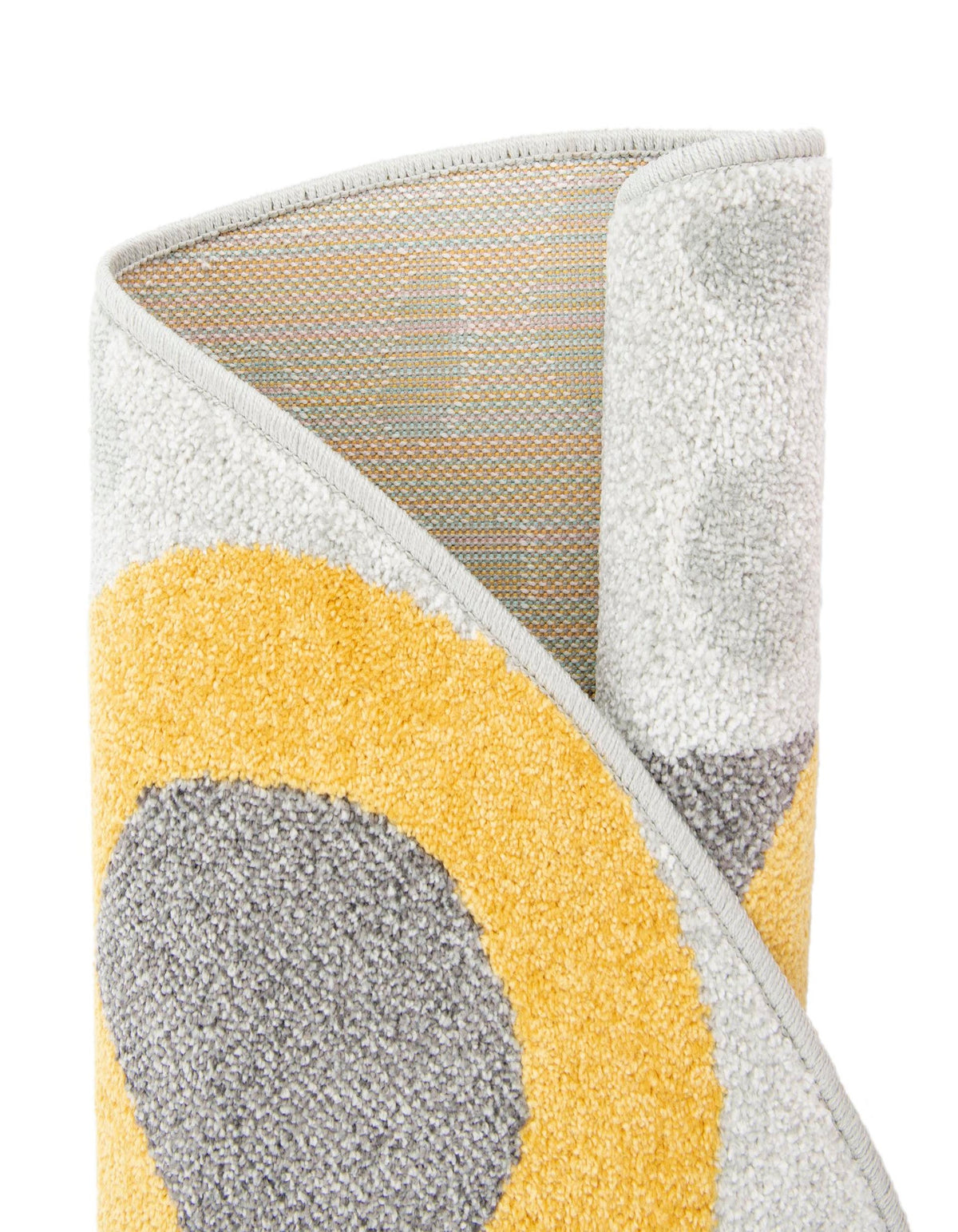 Rund Teppich Whimsy Kids in Grau von Hadorn™ - Lifestyle Image