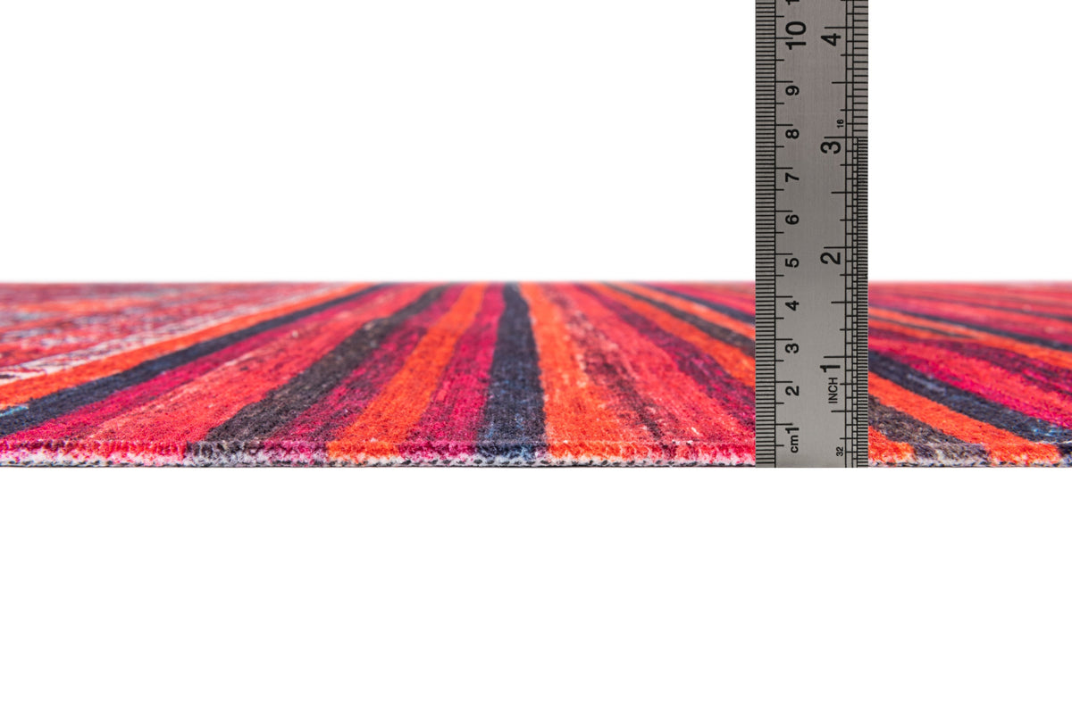 Rechteck Teppich Kriens Attai in Rot von Hadorn™ - Lifestyle Image