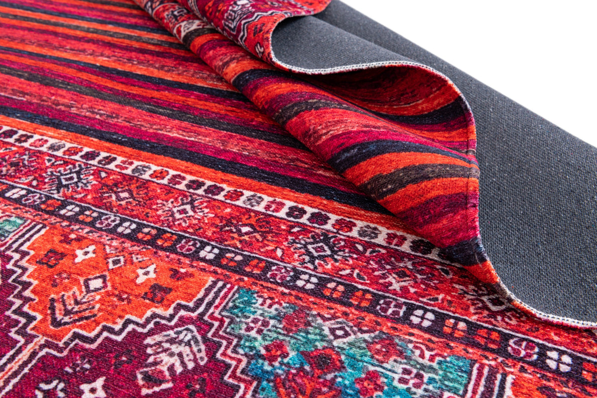 Rechteck Teppich Kriens Attai in Rot von Hadorn™ - Lifestyle Image