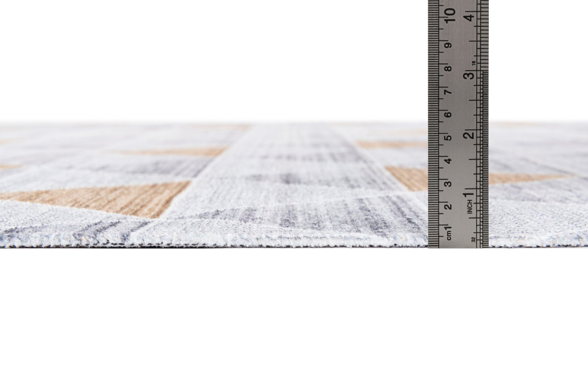 Rechteck Teppich Kriens Atum in Grau von Hadorn™ - Lifestyle Image