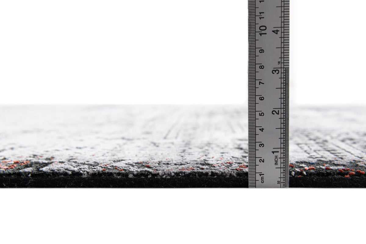 Läufer Luxus Teppich Bad Ragaz in Schwarz von Hadorn™ - Lifestyle Image