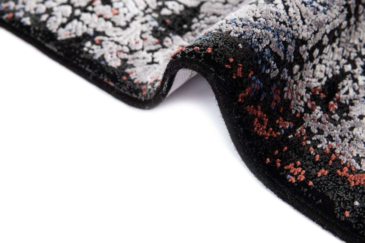 Rechteck Luxus Teppich Bad Ragaz in Grau von Hadorn™ - Lifestyle Image