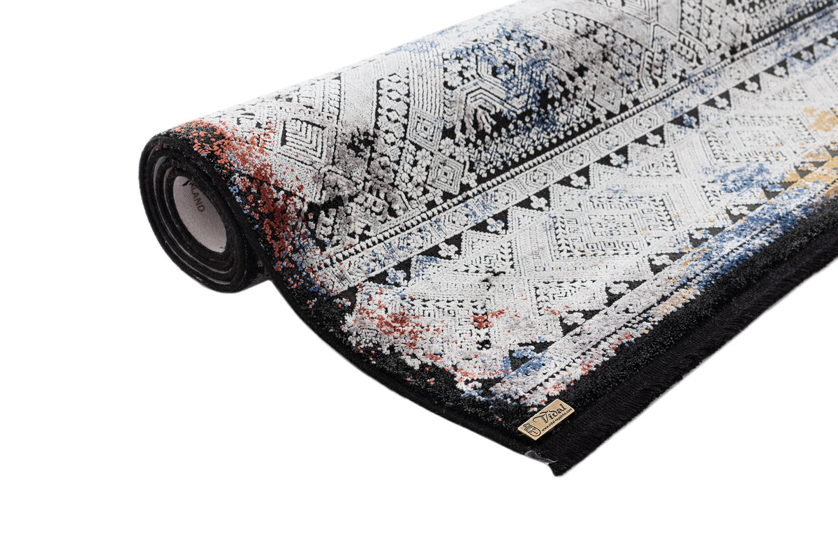 Läufer Luxus Teppich Bad Ragaz in Schwarz von Hadorn™ - Lifestyle Image