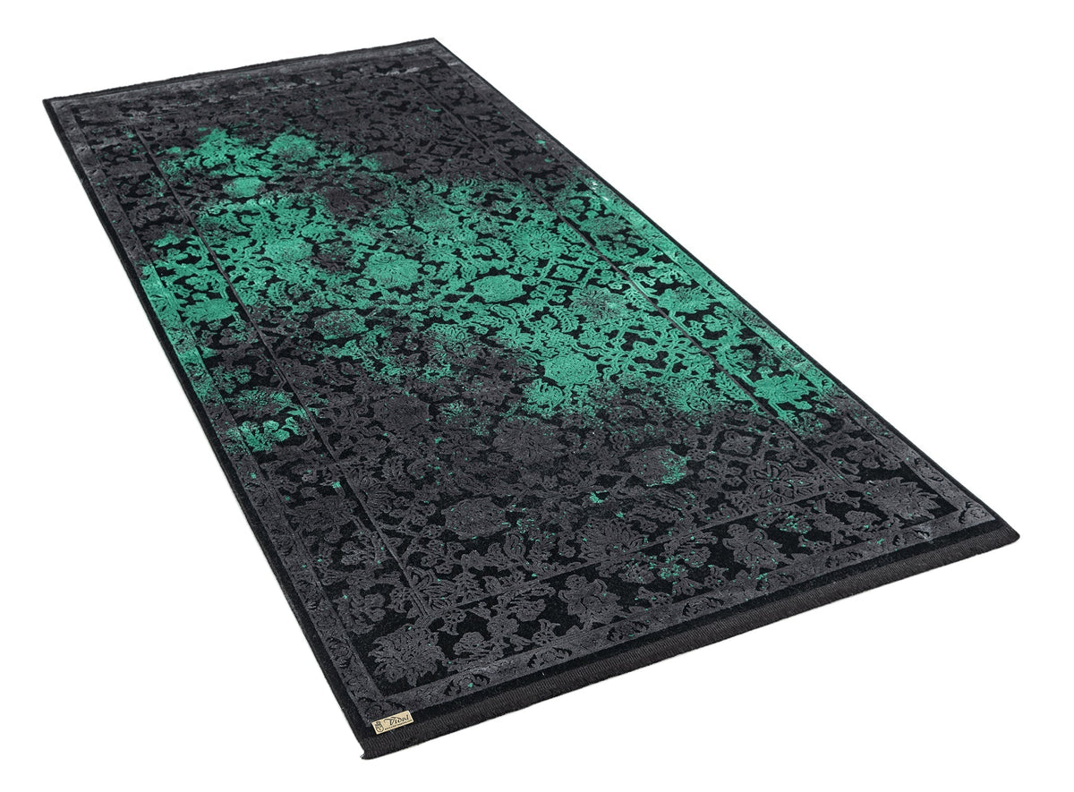 Rechteck Luxus Teppich Laax in Schwarz von Hadorn™ - Lifestyle Image