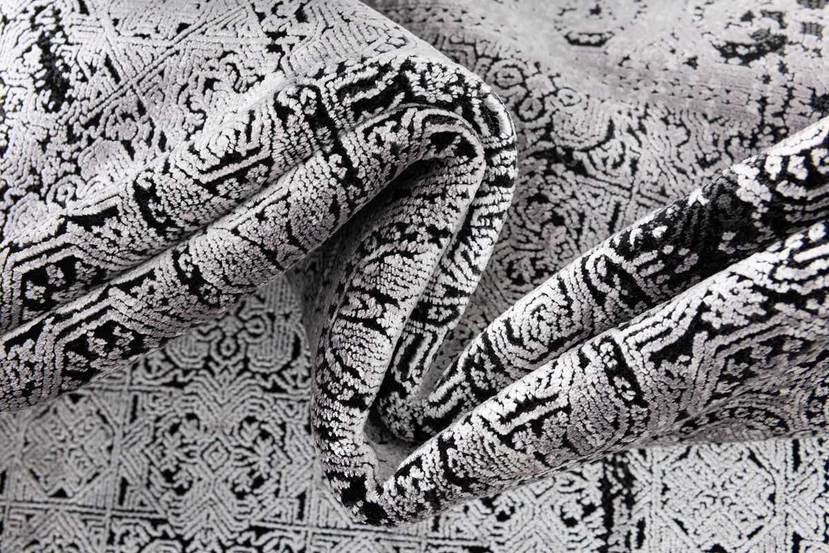 Läufer Luxus Teppich Bad Ragaz in Grau von Hadorn™ - Lifestyle Image