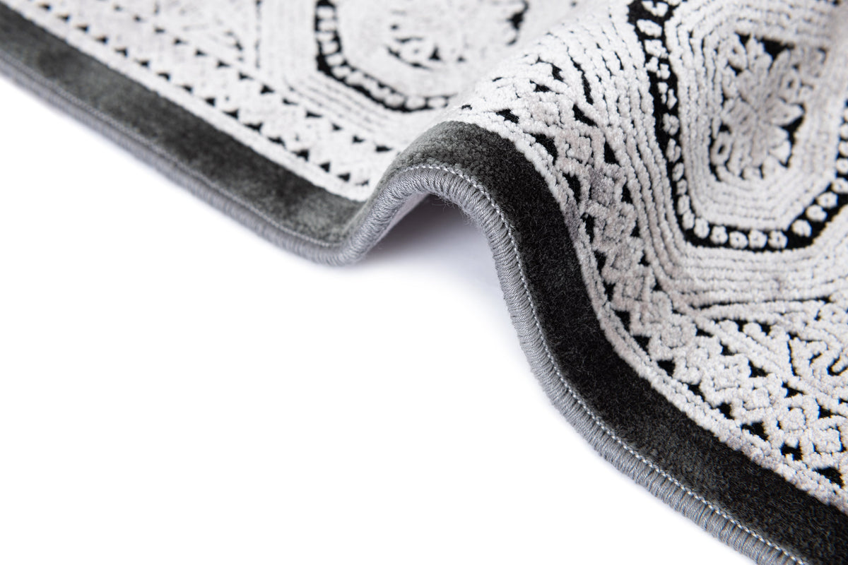 Läufer Luxus Teppich Bad Ragaz in Grau von Hadorn™ - Lifestyle Image