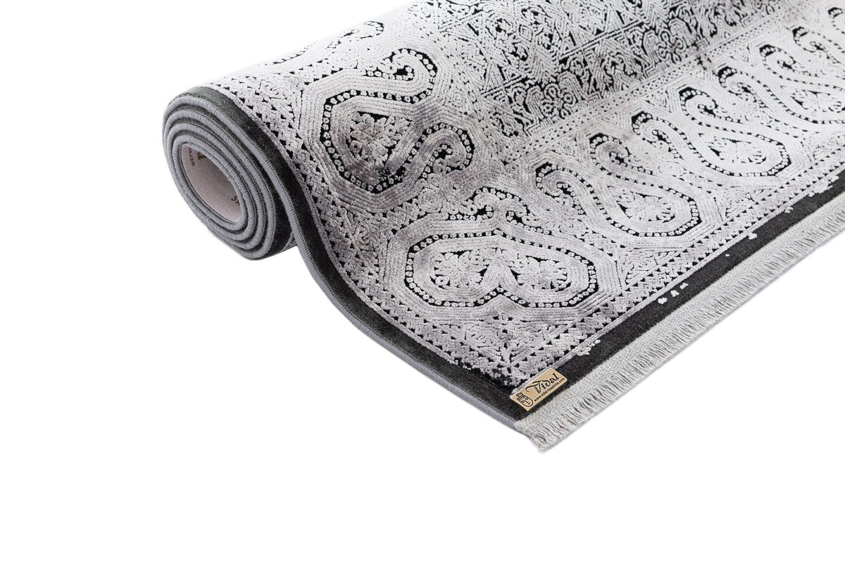 Läufer Luxus Teppich Bad Ragaz in Grau von Hadorn™ - Lifestyle Image