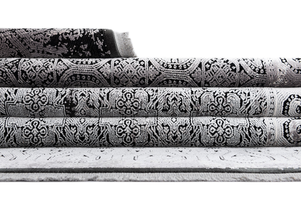 Läufer Luxus Teppich Bad Ragaz in Grau von Hadorn™ - Lifestyle Image