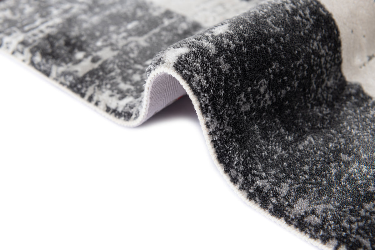 Rechteck Luxus Teppich Montreux in Grau von Hadorn™ - Lifestyle Image
