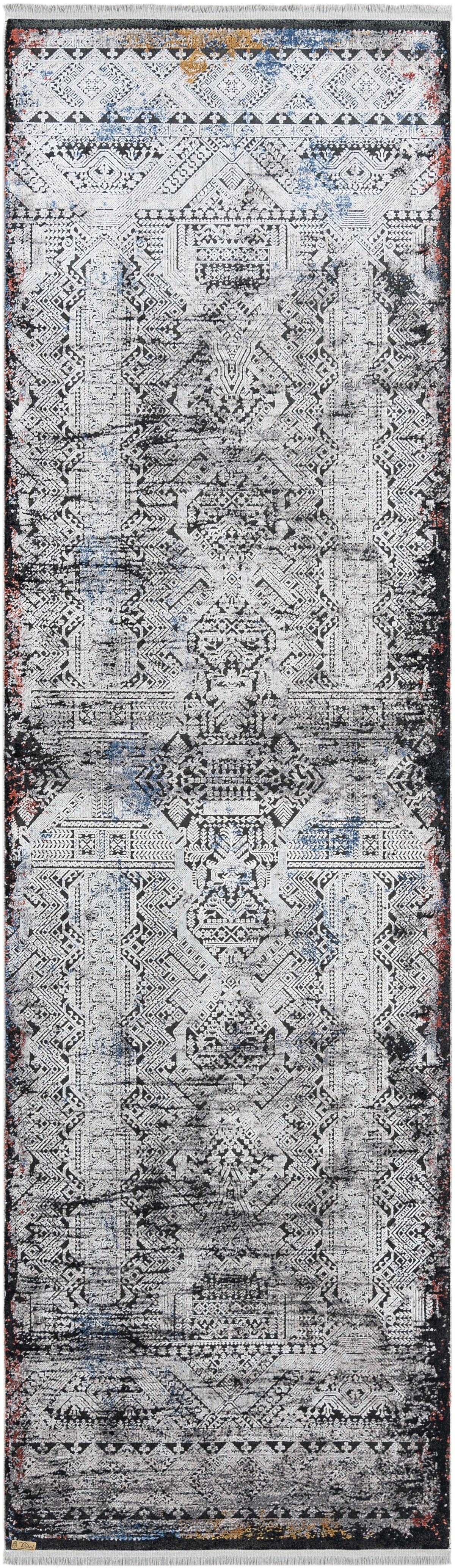 Läufer Luxus Teppich Bad Ragaz in Schwarz von Hadorn™ - Lifestyle Image