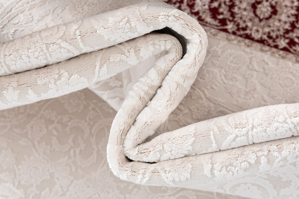 Rechteck Luxus Teppich Sion in Weiss von Hadorn™ - Lifestyle Image
