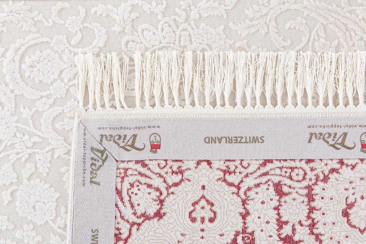 Rechteck Luxus Teppich Sion in Weiss von Hadorn™ - Lifestyle Image