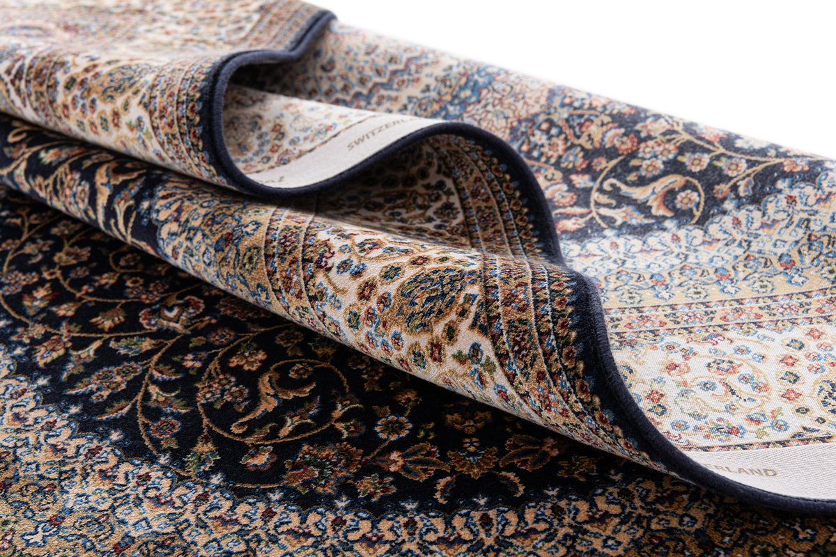 Rechteck Luxus Teppich Glarus in Beige von Hadorn™ - Lifestyle Image