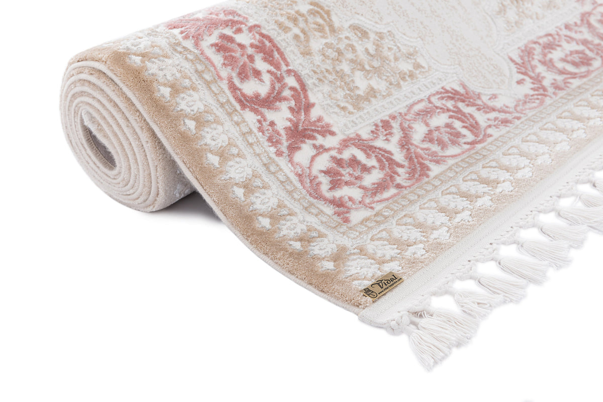 Rechteck Luxus Teppich Arosa in Beige von Hadorn™ - Lifestyle Image