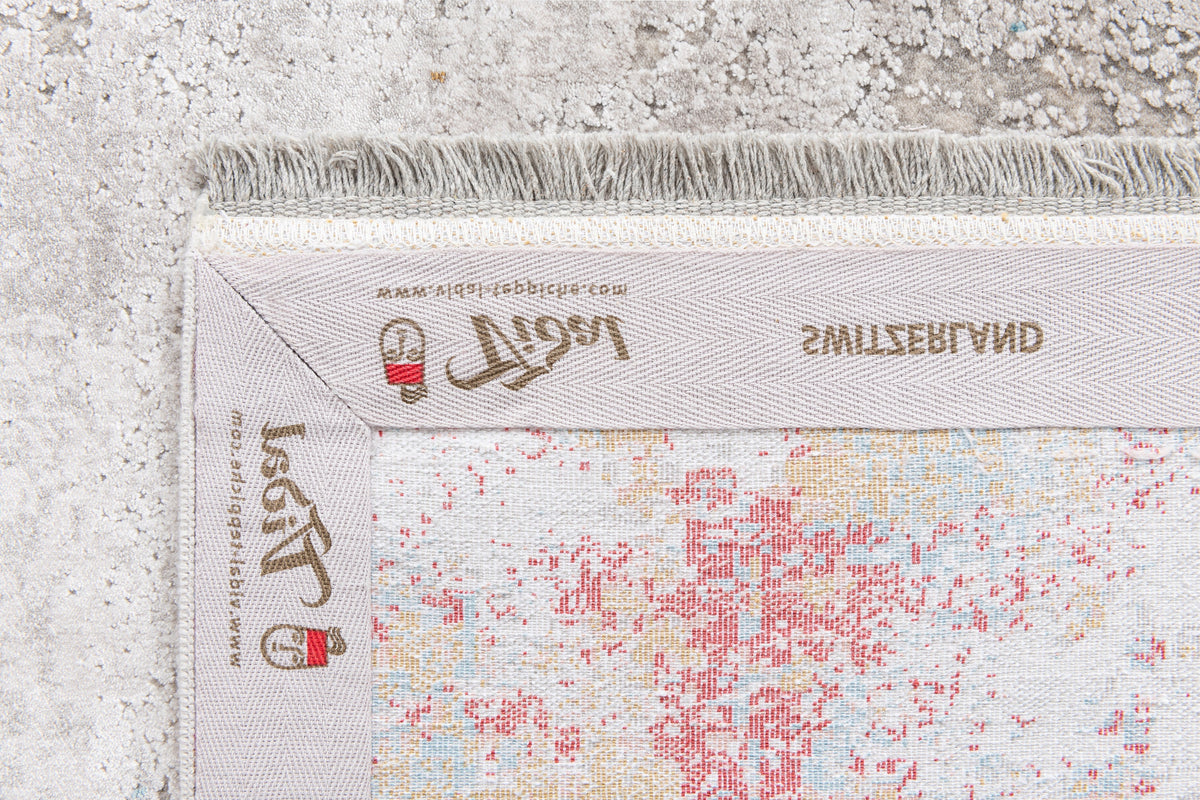 Rechteck Luxus Teppich Basel in Grau von Hadorn™ - Lifestyle Image