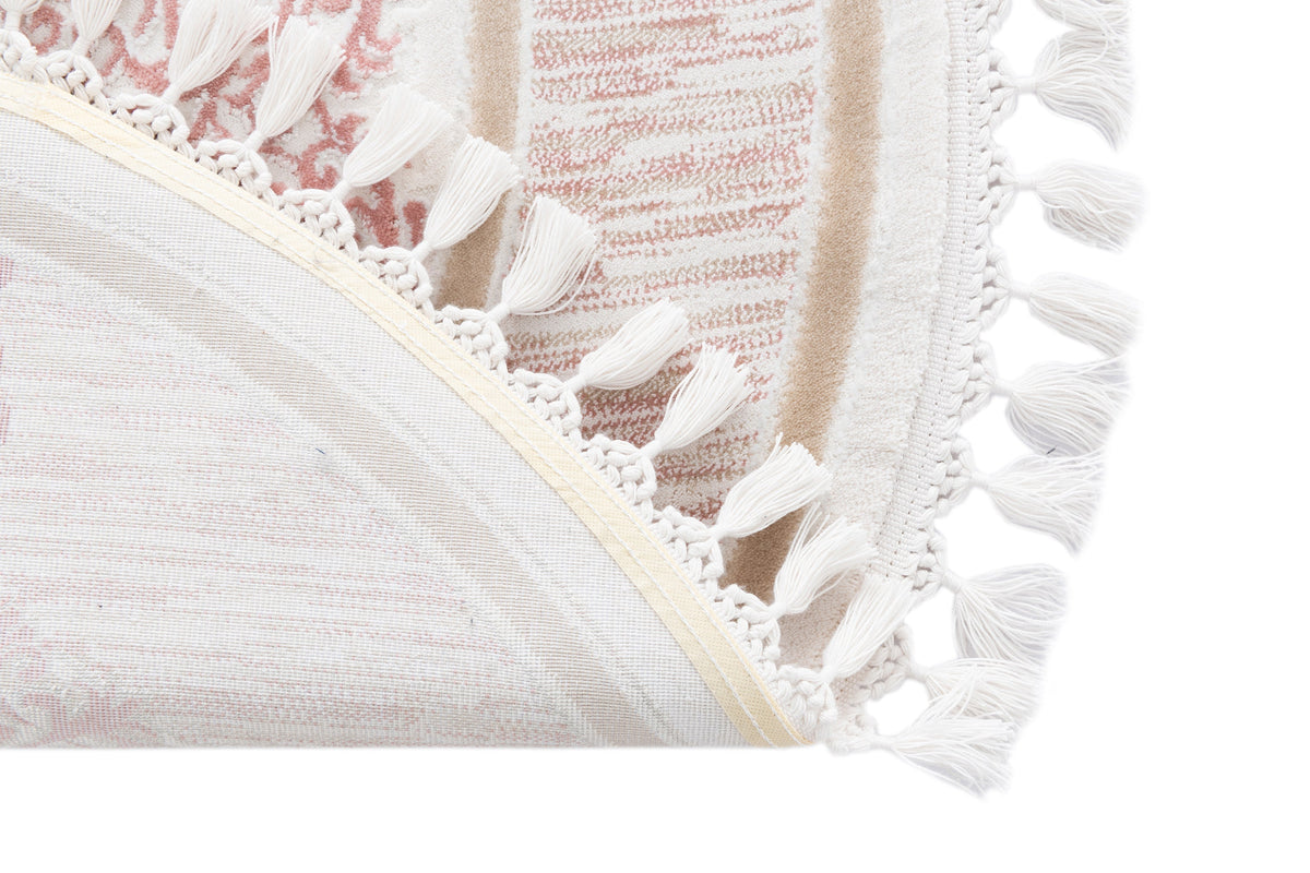 Oval Luxus Teppich Arosa in Rosa von Hadorn™ - Lifestyle Image