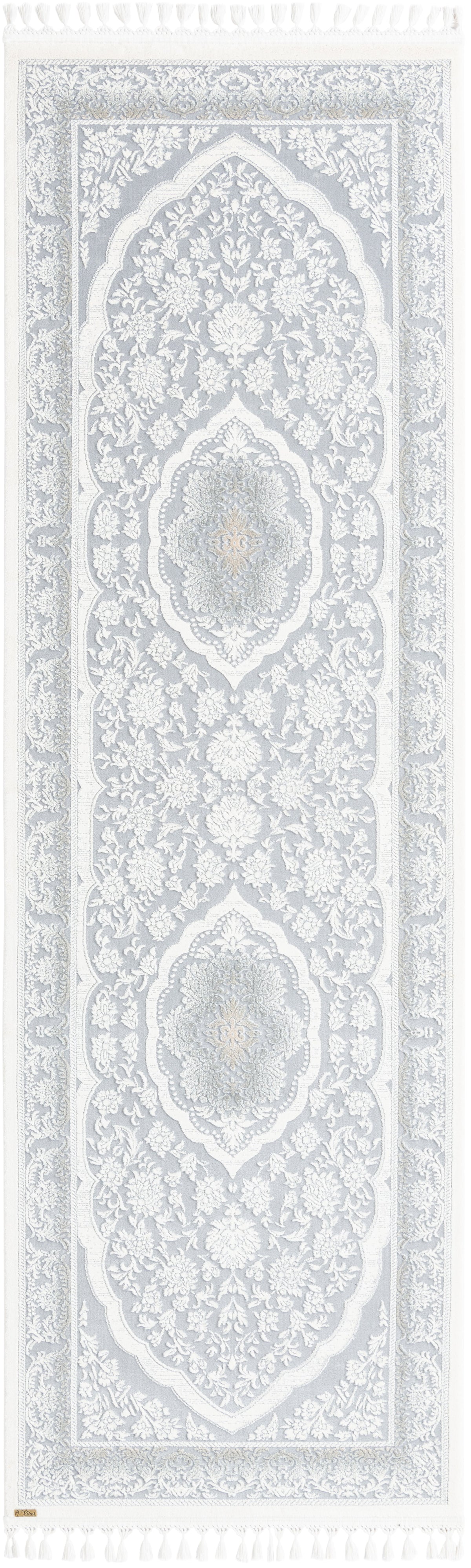 Rechteck Luxus Teppich Arosa in Grau von Hadorn™ - Lifestyle Image