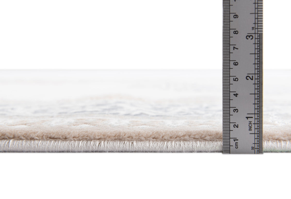 Rechteck Luxus Teppich Arosa in Weiss von Hadorn™ - Lifestyle Image