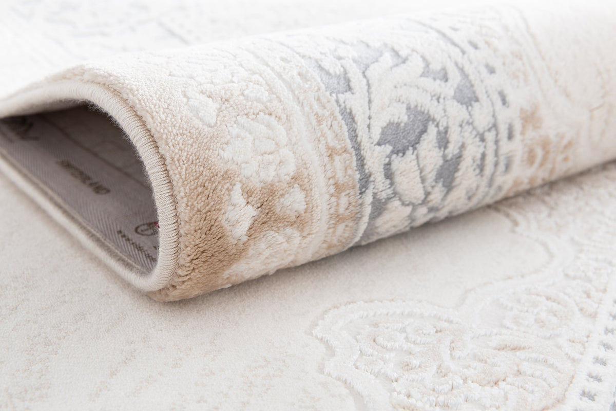 Rechteck Luxus Teppich Arosa in Grau von Hadorn™ - Lifestyle Image