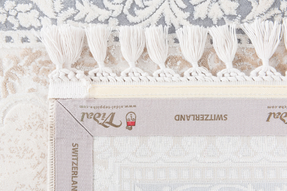 Rechteck Luxus Teppich Arosa in Grau von Hadorn™ - Lifestyle Image