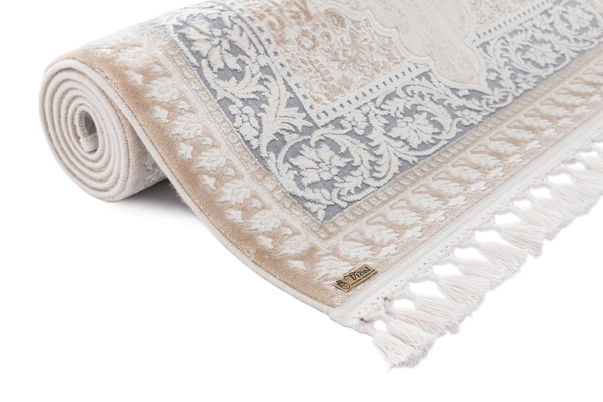 Rechteck Luxus Teppich Arosa in Grau von Hadorn™ - Lifestyle Image