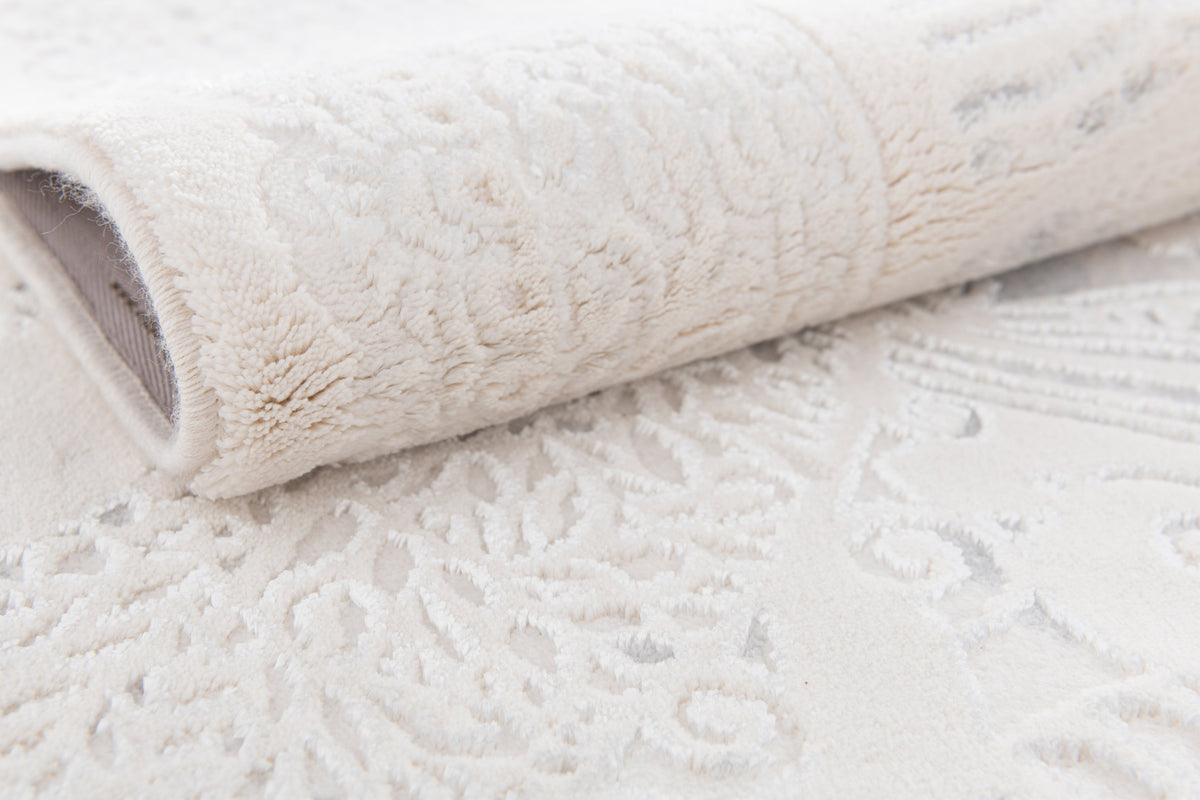 Rechteck Luxus Teppich Arosa in Weiss von Hadorn™ - Lifestyle Image