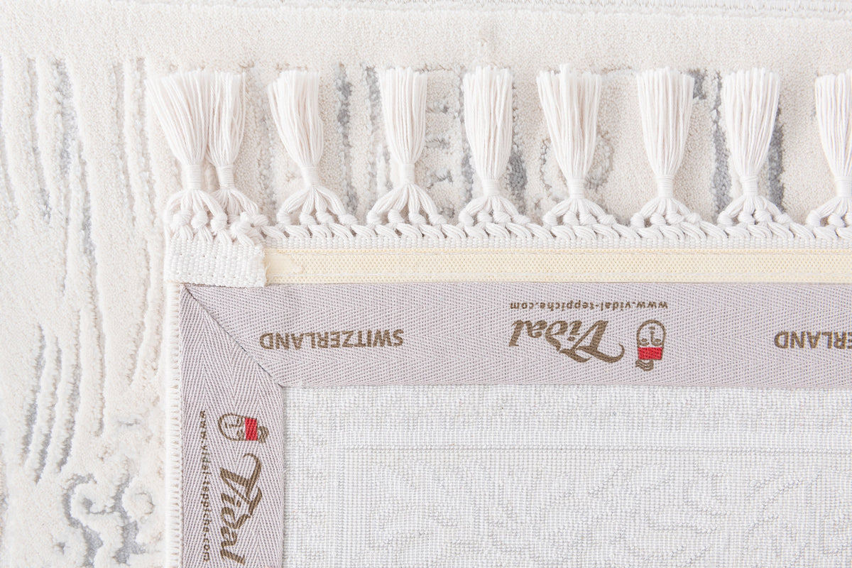 Rechteck Luxus Teppich Arosa in Weiss von Hadorn™ - Lifestyle Image