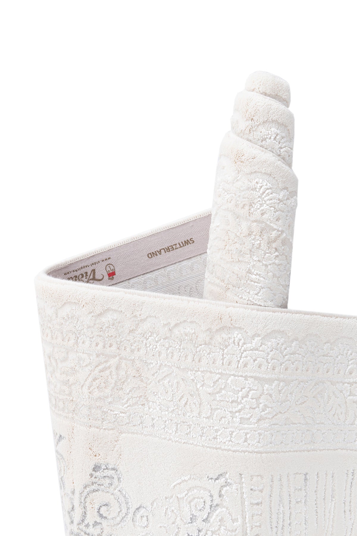 Rechteck Luxus Teppich Arosa in Weiss von Hadorn™ - Lifestyle Image