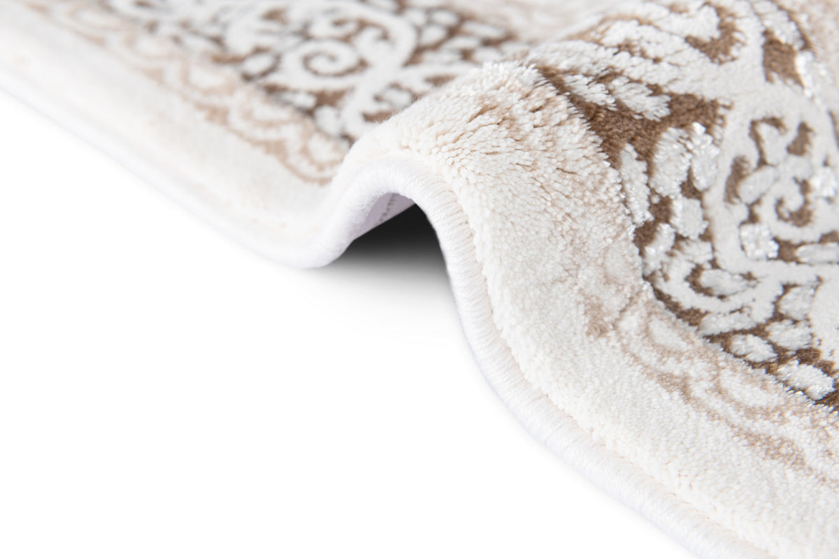 Rechteck Luxus Teppich Arosa in Weiss von Hadorn™ - Lifestyle Image