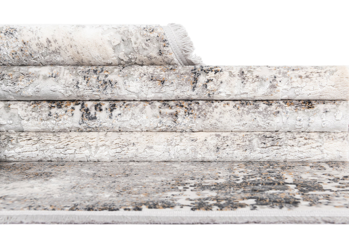 Rechteck Luxus Teppich Flims in Grau von Hadorn™ - Lifestyle Image