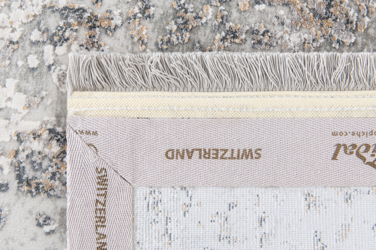 Läufer Luxus Teppich Flims in Grau von Hadorn™ - Lifestyle Image