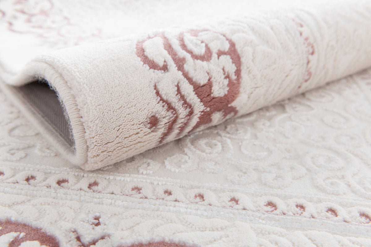 Rechteck Luxus Teppich Arosa in Weiss von Hadorn™ - Lifestyle Image