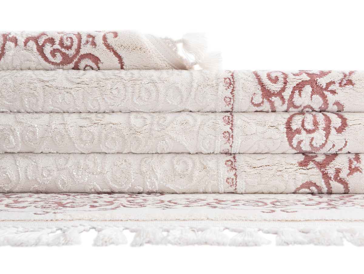 Rechteck Luxus Teppich Arosa in Weiss von Hadorn™ - Lifestyle Image