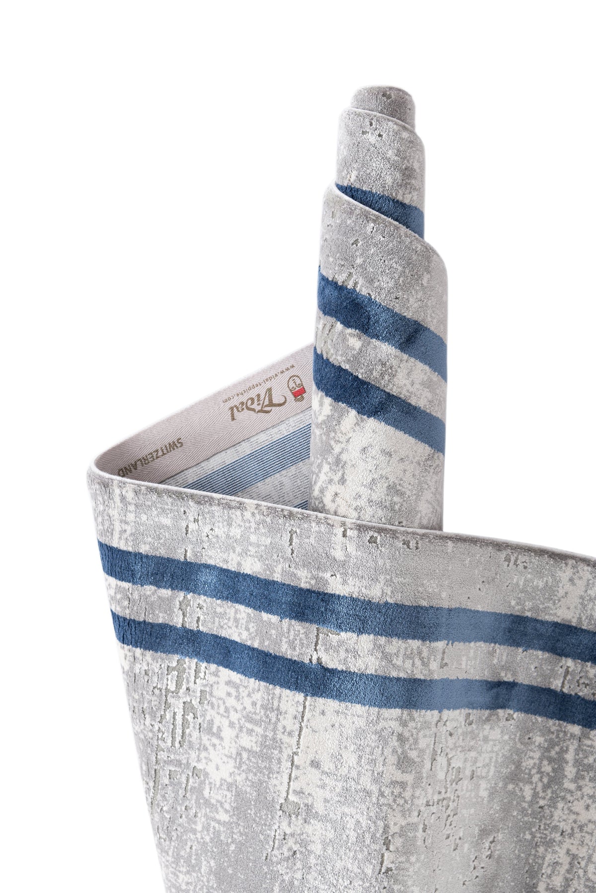 Rechteck Luxus Teppich Flims in Grau von Hadorn™ - Lifestyle Image