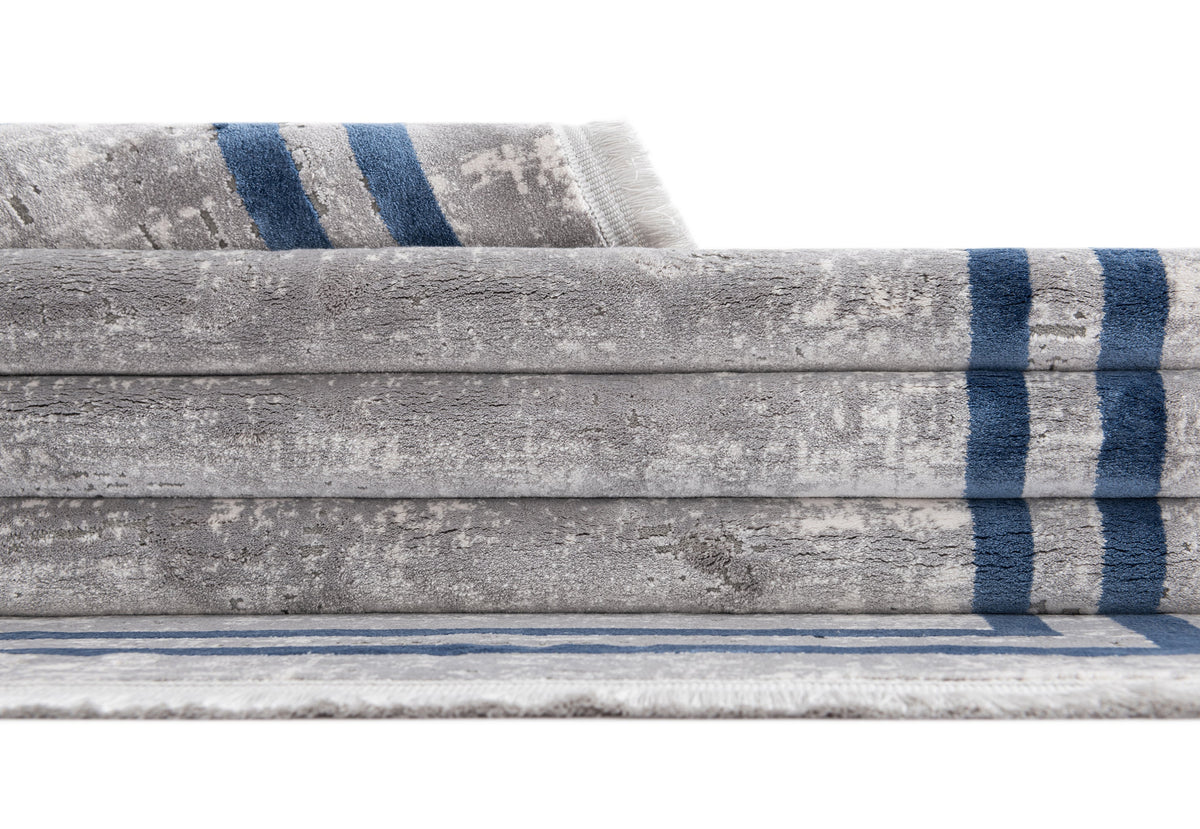 Rechteck Luxus Teppich Flims in Grau von Hadorn™ - Lifestyle Image