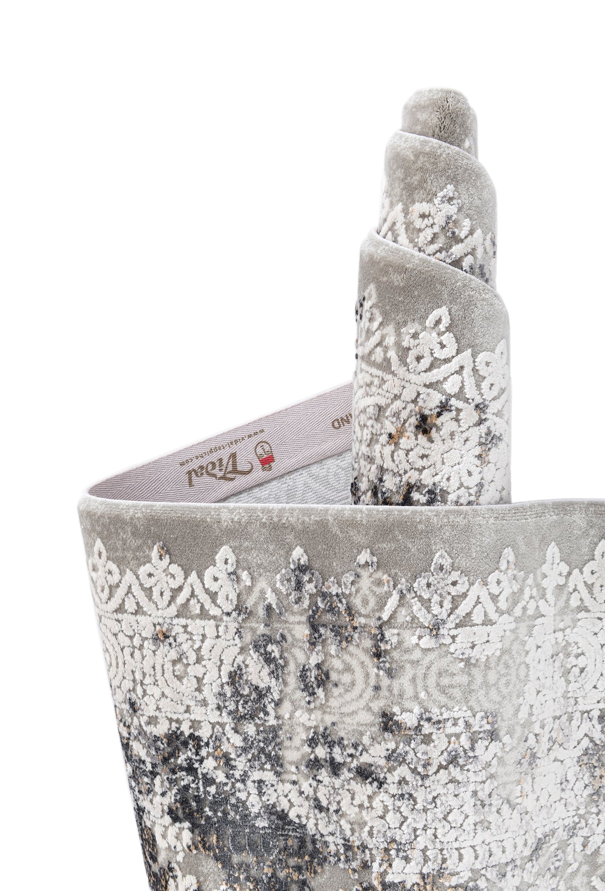 Läufer Luxus Teppich Flims in Grau von Hadorn™ - Lifestyle Image