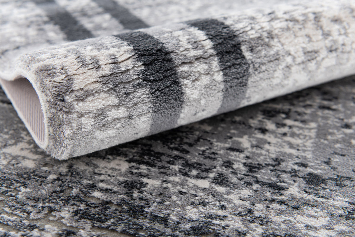 Rechteck Luxus Teppich Flims in Grau von Hadorn™ - Lifestyle Image