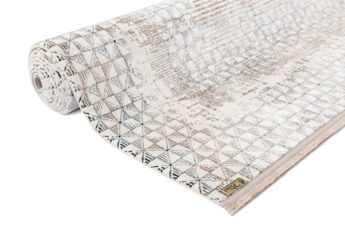 Rechteck Luxus Teppich Airolo in Creme von Hadorn™ - Lifestyle Image
