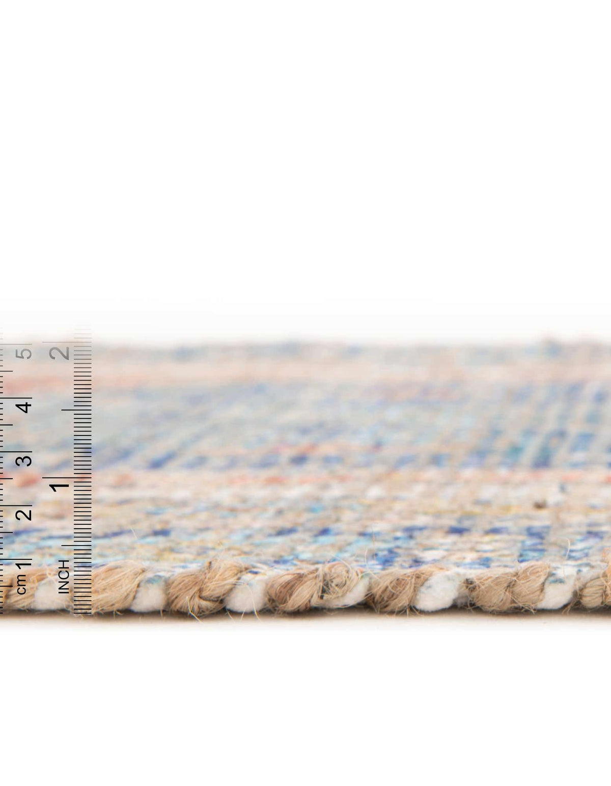 Rechteck Handgeflochten Teppich Chenille Jute in Natürlich von Hadorn™ - Lifestyle Image