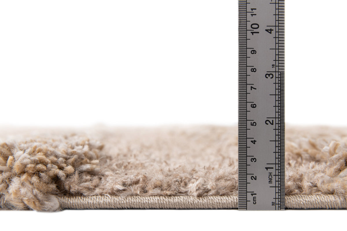 Rechteck Teppich Thun Glacies in Hellbraun von Hadorn™ - Lifestyle Image