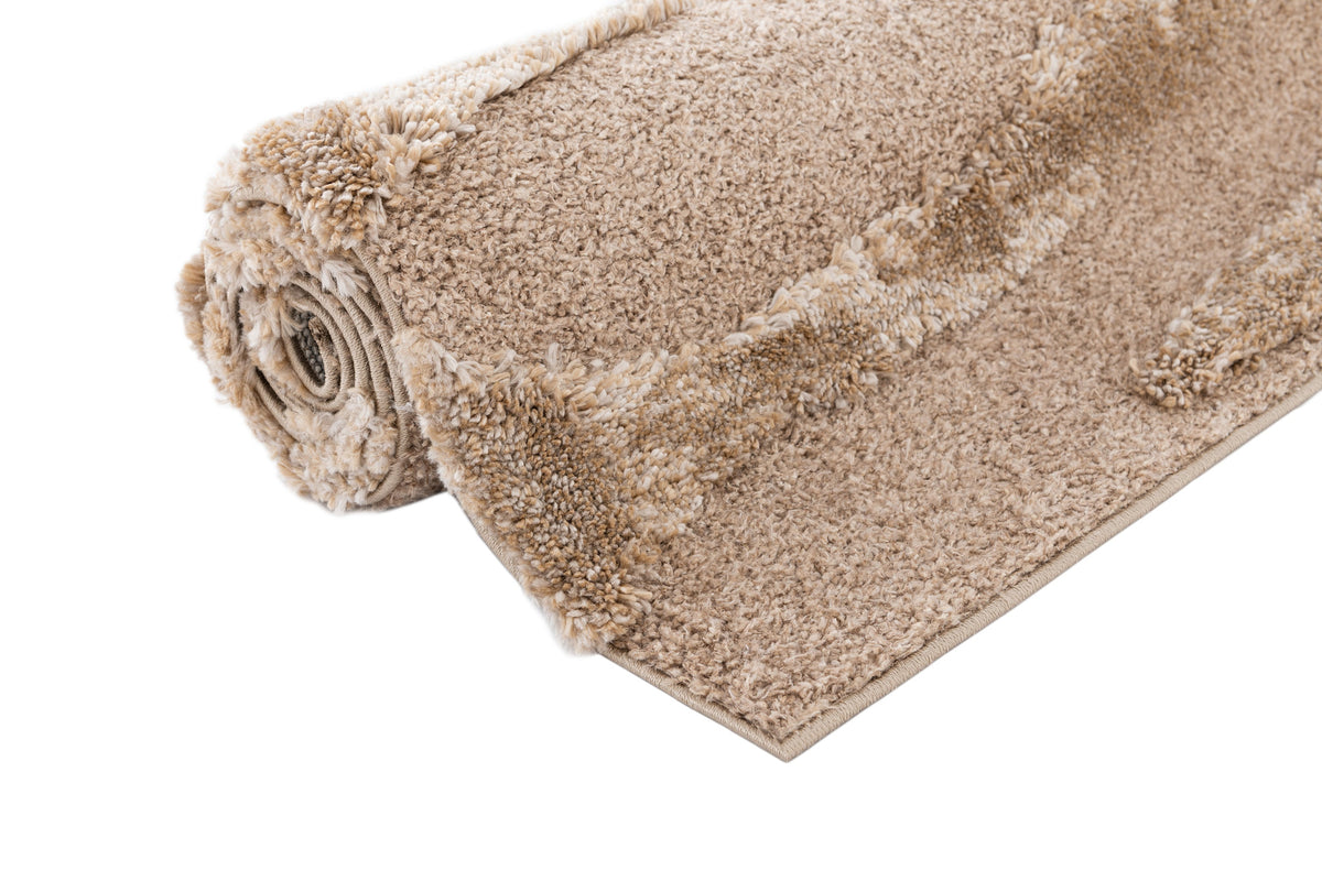 Rechteck Teppich Thun Glacies in Hellbraun von Hadorn™ - Lifestyle Image