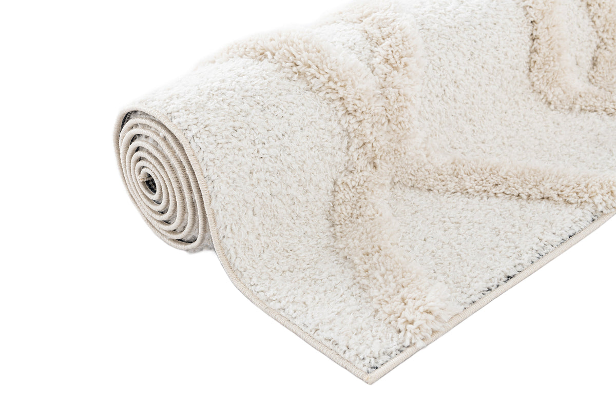 Rechteck Teppich Thun Tribus in Weiss von Hadorn™ - Lifestyle Image