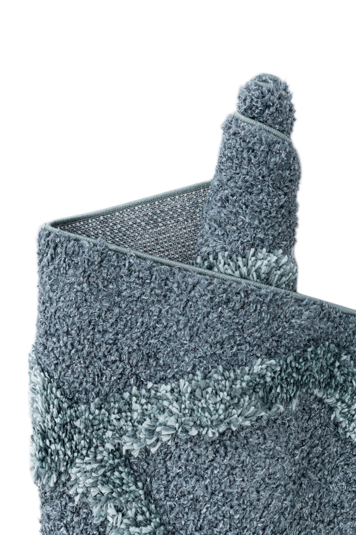 Rechteck Teppich Thun Tribus in Blau von Hadorn™ - Lifestyle Image