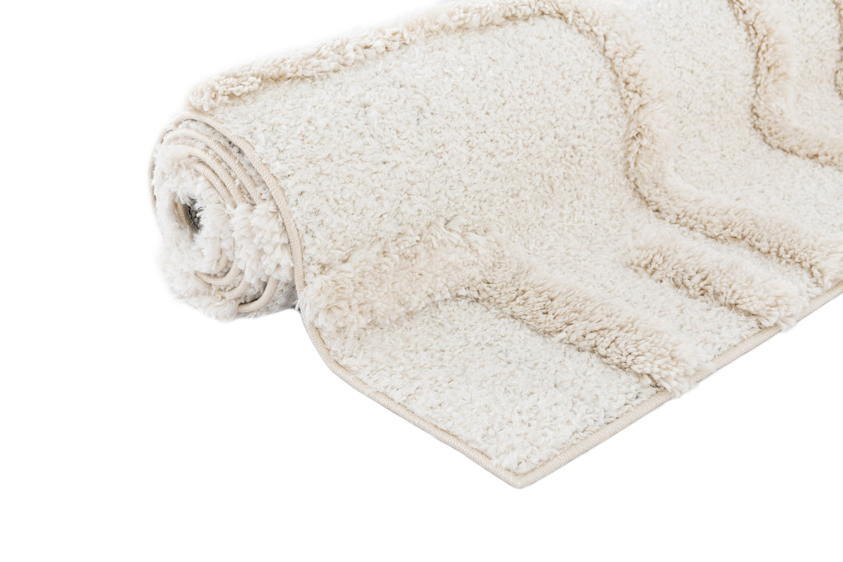 Rechteck Teppich Thun Artem in Weiss von Hadorn™ - Lifestyle Image