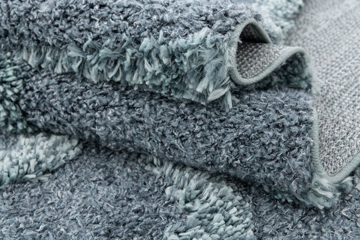 Rechteck Teppich Thun Artem in Blau von Hadorn™ - Lifestyle Image