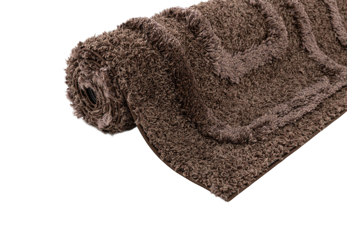 Rechteck Teppich Thun Artem in Braun von Hadorn™ - Lifestyle Image